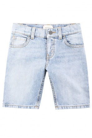 Printed denim shorts, zdjęcie 1 Printed denim shorts od Gucci Kids